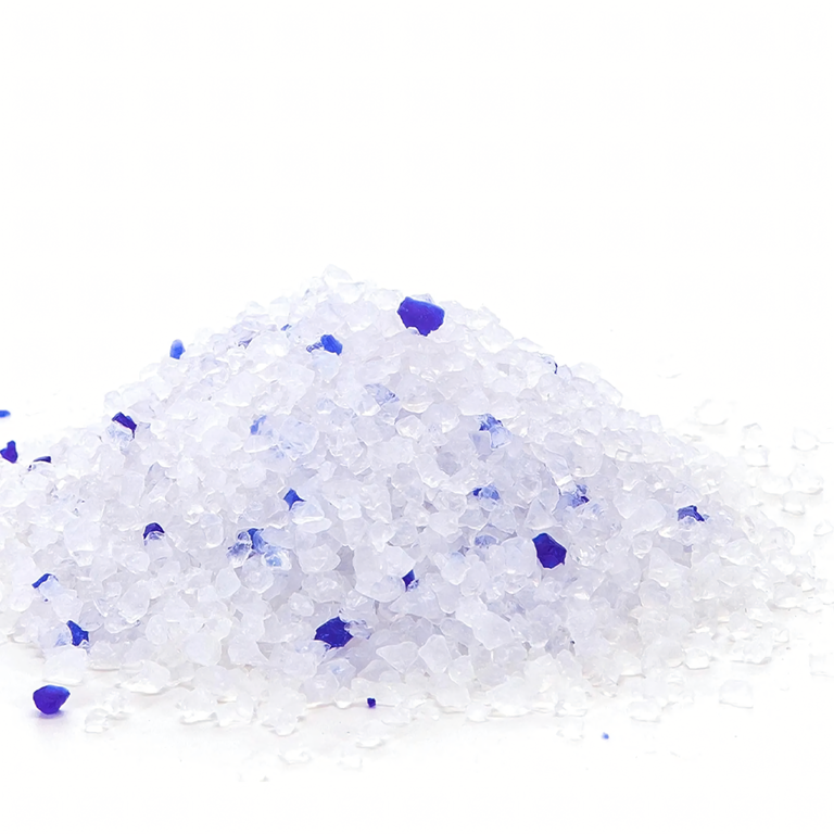 Asternut igienic pentru pisici 1,4 kg, silicat absorbant cu granule albastre [8]