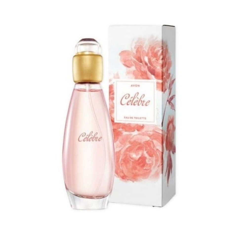 Avon Célèbre Eau de Toilette 50 ml – Apa de toaleta floral-fructata pentru femei, parfum proaspat si delicat cu note de ciclamen, frezie, iasomie si lemn de santal, ideal pentru purtare zilnica [1]