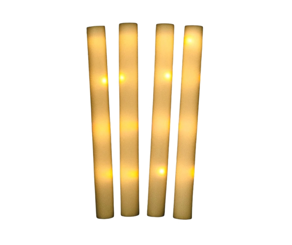 Bagheta cu iluminare LED pentru petreceri, evenimente, spectacole, lungime 47 cm, galben [2]
