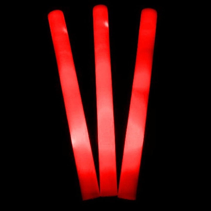Bagheta cu iluminare LED pentru petreceri,evenimente,spectacole,lungime 47 cm - Rosu [2]