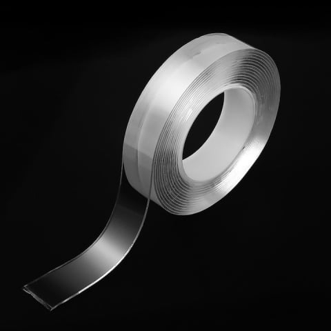 Banda dublu adeziva pentru uz casnic, reutilizabila, lungime 5 m, latime 3 cm, transparenta [3]