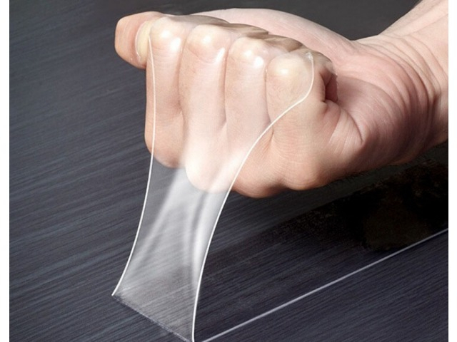 Banda dublu adeziva pentru uz casnic, reutilizabila, lungime 5 m, latime 2 cm, transparenta [6]