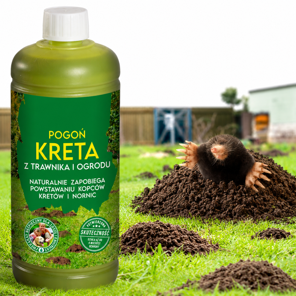Bariera ecologica impotriva cartitelor si rozatoarelor, 1 L, repelent natural pentru gazon, gradina si terenuri verzi, imbunatateste calitatea solului [6]