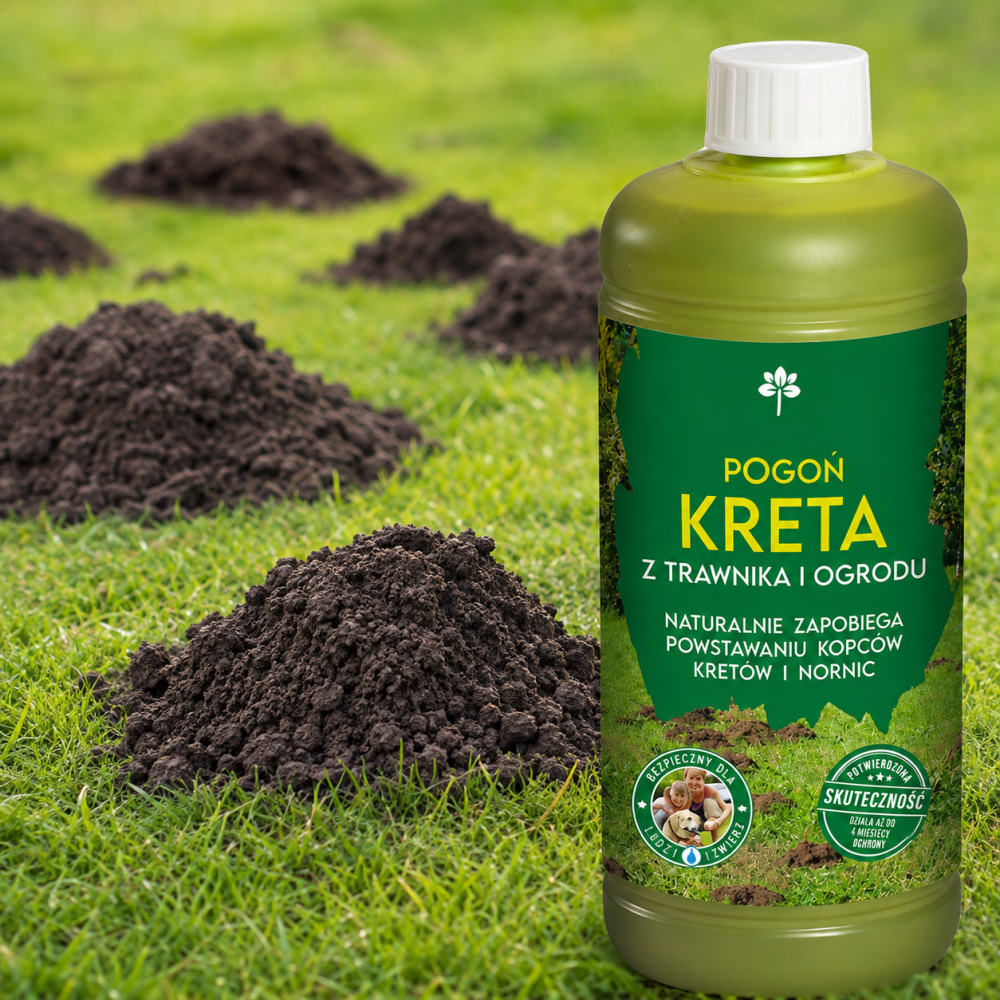 Bariera ecologica impotriva cartitelor si rozatoarelor, 1 L, repelent natural pentru gazon, gradina si terenuri verzi, imbunatateste calitatea solului [5]