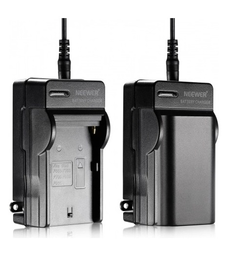 Set 2 Baterii Neewer 6600mAh pentru baterie Li-ion Sony NP-F970 + 2 incarcatoare Neewer [4]