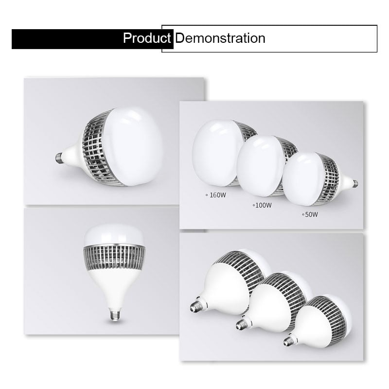 Bec foto LED 50W 6400K - lumina continua rece, fasung E27 [2]