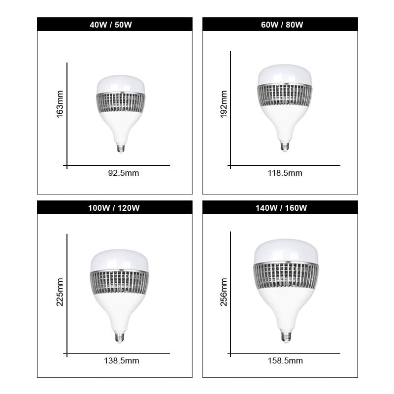 Bec foto LED 50W 6400K - lumina continua rece, fasung E27 [4]