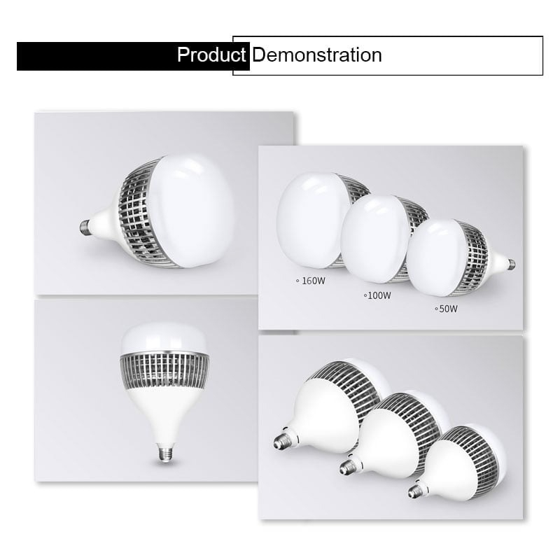 Bec foto LED 80W 6400K - lumina continua rece, fasung E27 [2]