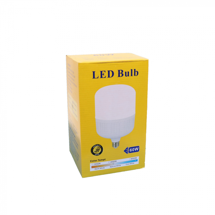 Bec foto LED 60W 6500K - lumina continua rece,fasung E27 [2]