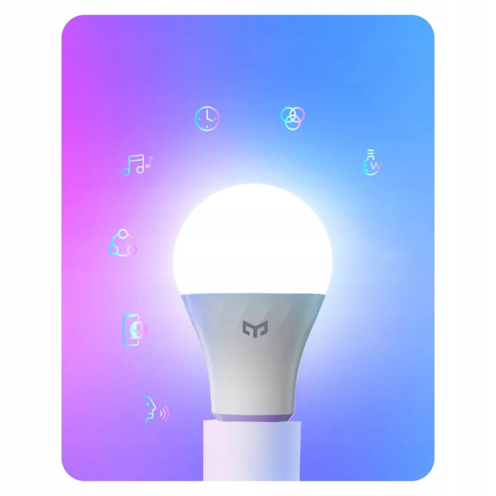 Bec LED inteligent RGB E27 A60, WiFi, 9W, 806 lm, lumina reglabila 2700-6500K, control prin aplicatie si comanda vocala [16]