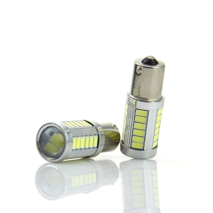 Bec LED universal, auto BA15S, pentru bord, interior, numar, diverse [2]