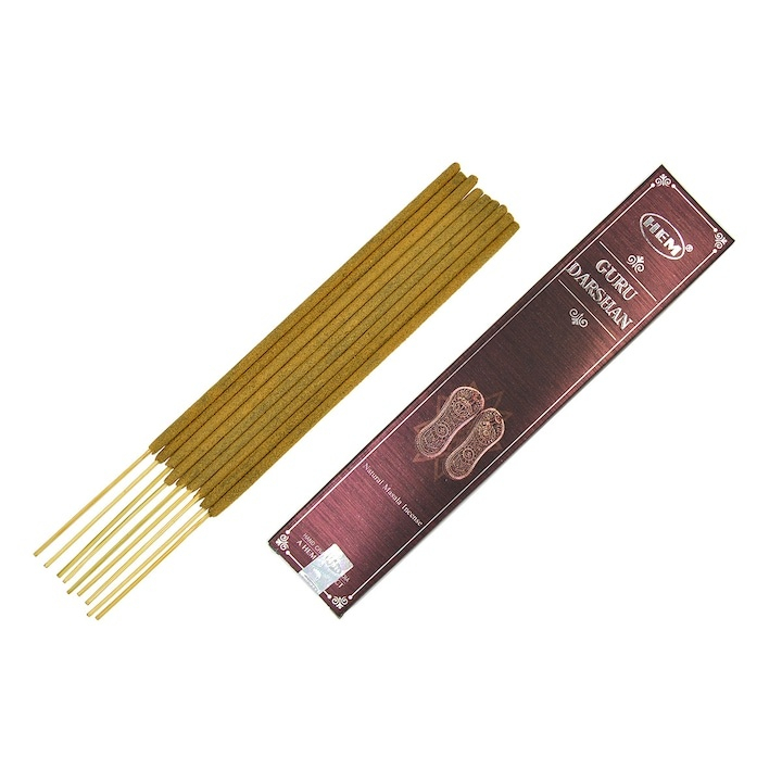 Betisoare parfumate aromaterapie Guru Darshan 10 buc, 15g, relaxare, improspatare aer, meditatie ambient placut [4]