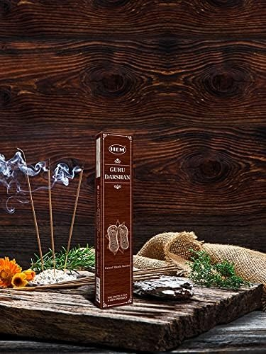 Betisoare parfumate aromaterapie Guru Darshan 10 buc, 15g, relaxare, improspatare aer, meditatie ambient placut [14]