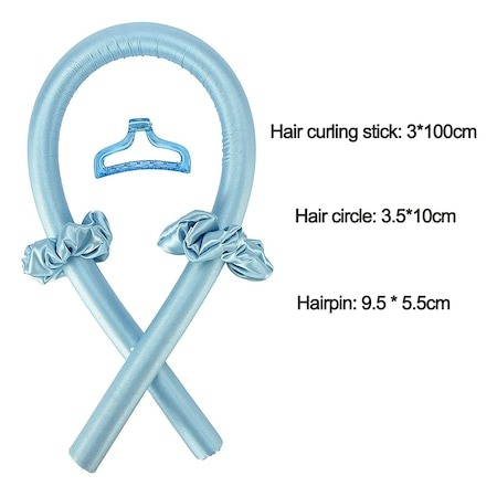 Bigudiu tip panglica, accesorii incluse, usor de utilizat, 90 cm, roz [3]
