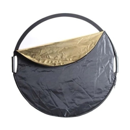 Reflector,blenda de difuzie lumini,5in1,alb,negru,argintiu,auriu,panou 60 cm diametru [2]