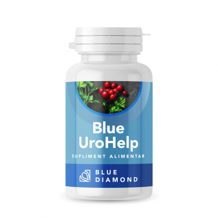 Blue UroHelp, supliment natural pentru infectii urinare, cantitate 30 capsule