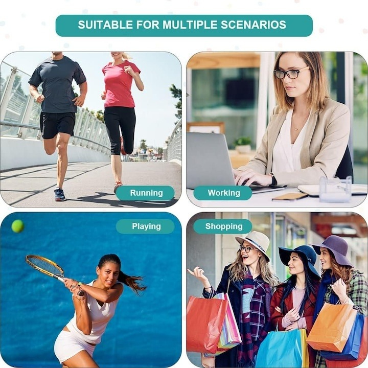 Branturi pentru calcai cu pernite din spuma 4D, 2 piese, amortizare superioara, autoadezive, marime universala, ideale pentru reducerea frecarii si cresterea confortului in incaltamintea de zi cu zi,  [3]