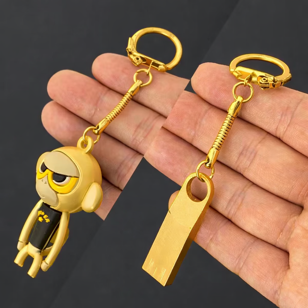 Breloc auriu cu carabina laterala si lant metalic pentru chei, genti, fermoare si accesorii handmade, 6 cm [5]