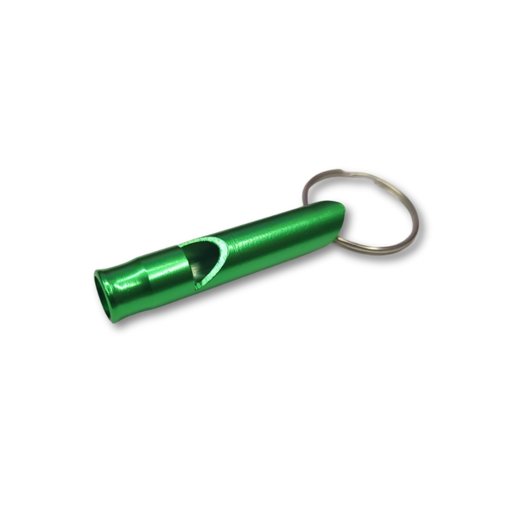 Breloc functional tip fluier, din aluminiu, auriu [2]