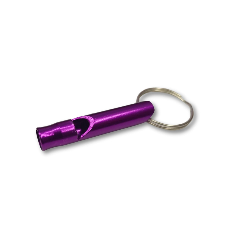 Breloc functional tip fluier, din aluminiu, magenta [2]