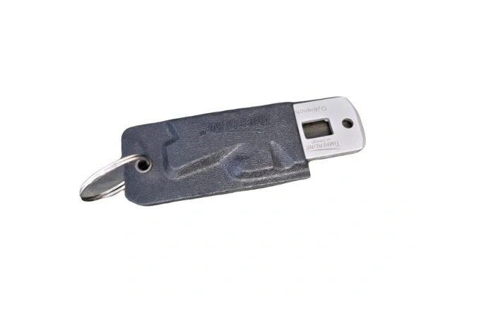 Breloc multifunctional, cutit, desfacator sticle, surubelnita, 8.5 x 3 cm, argintiu [8]