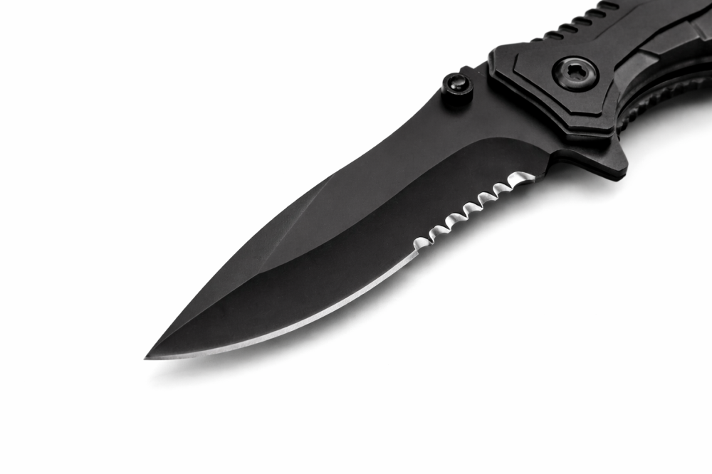 Briceag supravietuire si camping, multifunctional, negru, otel [2]