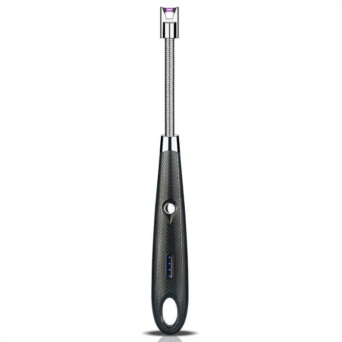 Bricheta electrica flexibila, cu plasma,incarcare USB,26 cm lungime - Negru [5]
