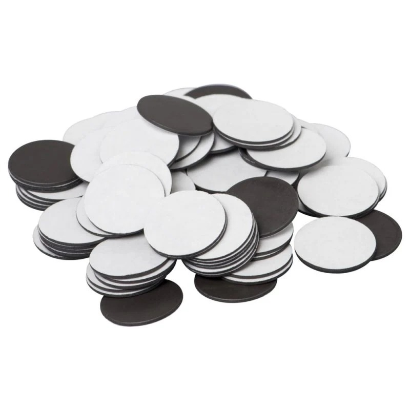 Buline magnetice autoadezive pentru fixare si organizare, set 10 bucati, diametru 38 mm [4]