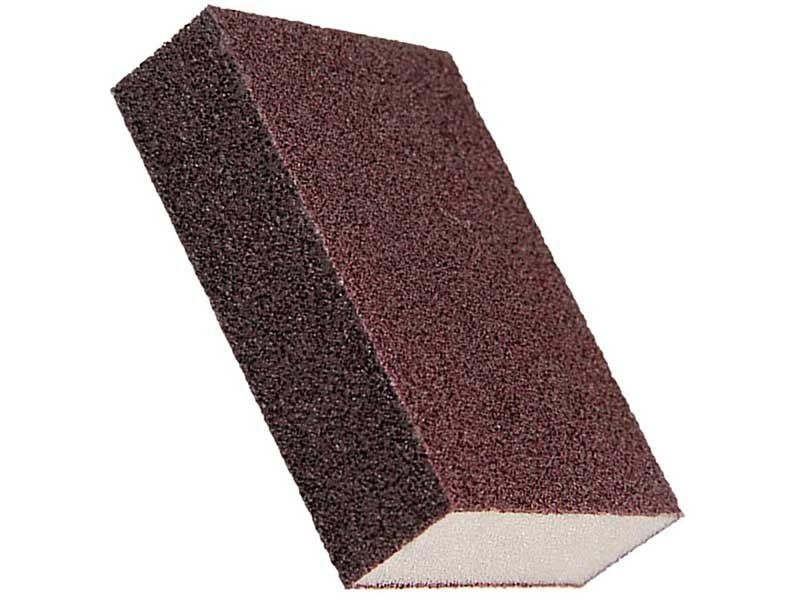 Burete pentru curatarea vaselor fara detergent, 9 x 6 x 2.5 cm, maro