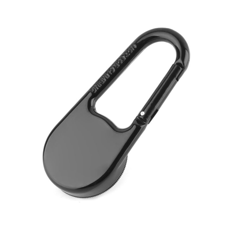 Busola de buzunar cu carabina metalica, orientare precisa, cadran clar cu gradatii, pentru camping drumetii explorare si supravietuire, neagra [5]