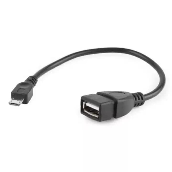 Cablu adaptor OTG, USB mama - micro USB tata, 20 cm [2]