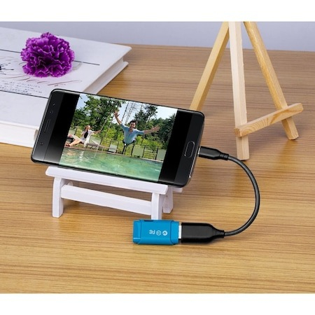 Cablu adaptor USB 2.0 la micro USB, lungime 10 cm - Negru [3]
