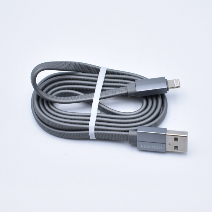 Cablu date si incarcare, USB - Iphone,100 cm - Argintiu [2]