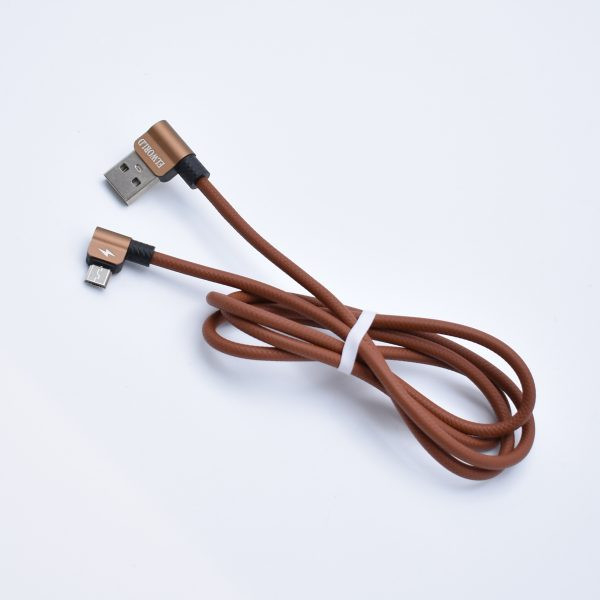 Cablu date si incarcare, USB - Micro USB,100 cm - Maro [2]