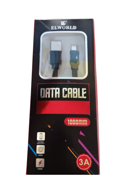 Cablu date si incarcare, USB - Micro USB,100 cm - Negru