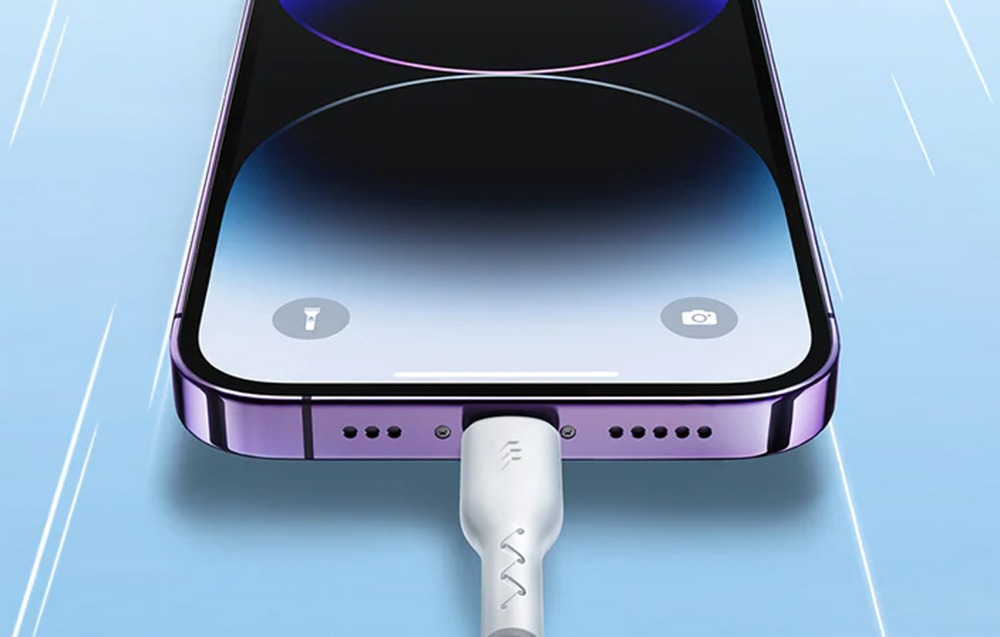 Cablu de incarcare rapida si transfer date, USB-A la Lightning, lungime 1 m, 480 Mbps, negru [3]