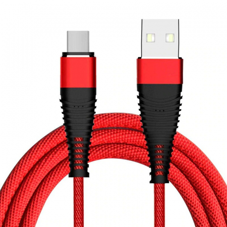 Cablu date si incarcare Lighting Iphone 100 cm - Rosu [4]