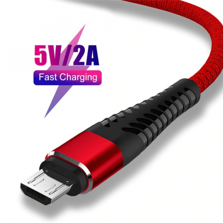Cablu date si incarcare Lighting Iphone 100 cm - Rosu [7]