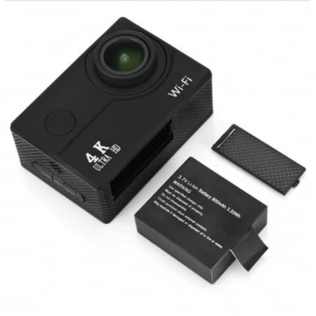 Camera sport tip gopro 4K cu toate accesoriile incluse,rezistenta la apa - Culoare aleatorie [6]