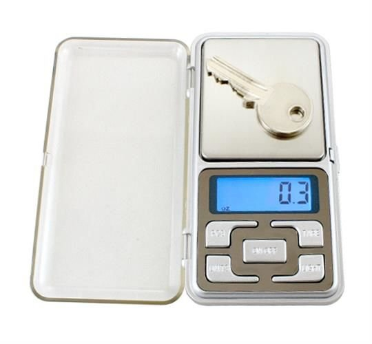 Cantar de buzunar pentru bijuterii,masurare 500 gr,precizie 0,1 gr - Gri [2]