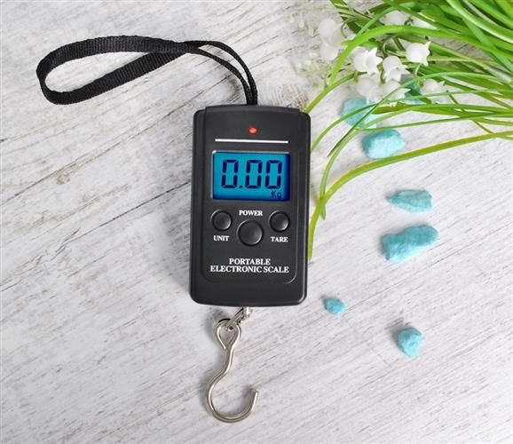 Cantar digital de mana,portabil capacitate de masurare 40 kg,precizie 10 gr - Negru [5]