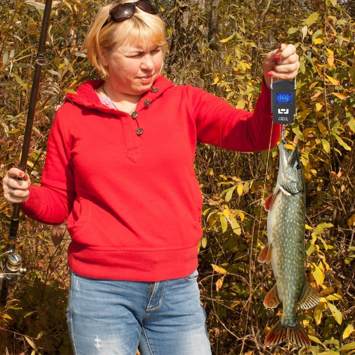 Cantar digital portabil pentru bagaje, 50 kg, functii HOLD si TARE, afisaj LCD, unitati multiple, carlig inox, negru [4]