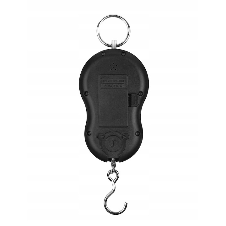 Cantar digital suspendat pentru bagaje si pescuit, capacitate maxima 50 kg, afisaj LCD, functie HOLD, 21 x 7 cm [5]