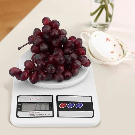 Cantar electronic de bucatarie,masurare 5 Kg , precizie 1 gr - Alb [3]