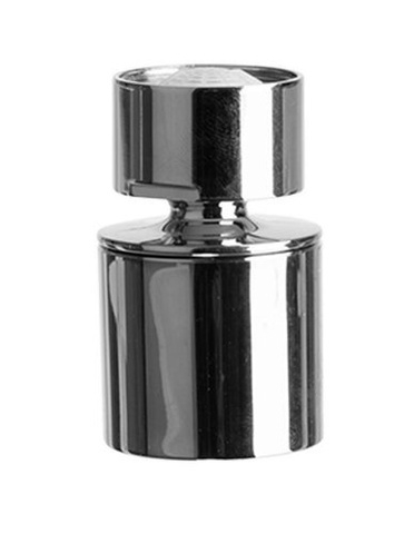 Cap economizor pentru robinet M22, rotativ, crom, 2.2 x 4.5 x 2.7 cm, debit reglabil cu 2 moduri de pulverizare [7]