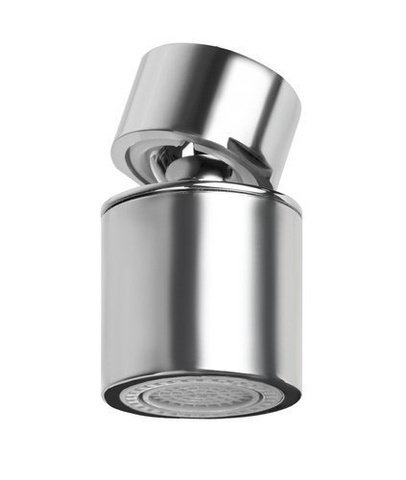 Cap economizor pentru robinet M22, rotativ, crom, 2.2 x 4.5 x 2.7 cm, debit reglabil cu 2 moduri de pulverizare [4]