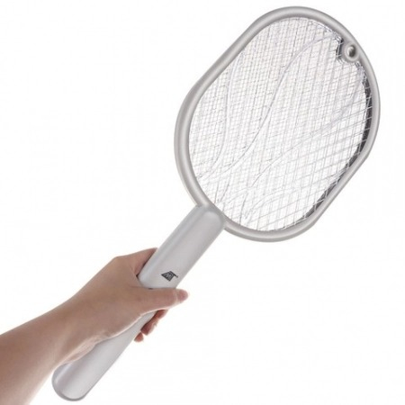 Capcana electrica tip paleta pentru muste si diverse insecte - Alb [6]