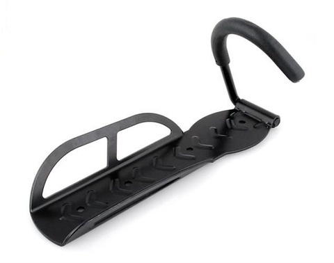 Carlig pentru depozitarea bicicletei pe perete, suport universal din otel cu protectie pentru janta, capacitate 25 kg [6]
