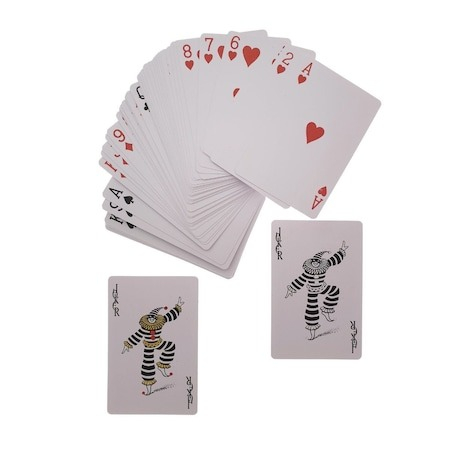 Carti de joc,din plastic,54 bucati in cutie de depozitare 8.7x5.7 cm [3]