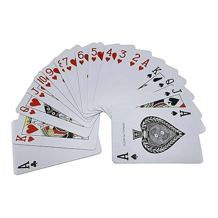 Carti de joc,din plastic,54 bucati in cutie de depozitare 8.7x5.7 cm [4]